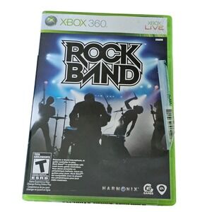 Rock Band Xbox 360 Music Rhythm Game CIB Harmonix MTV Games 2007 NTSC Video Game